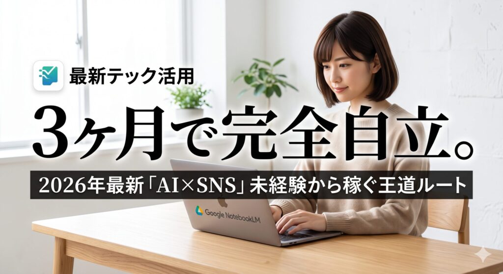 3か月で完全自立。